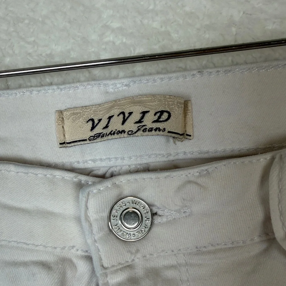 Vivid White Denim Women's Jeans‎ Small
